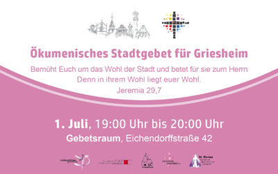 Ökumenisches Stadtgebet 01.07.2026