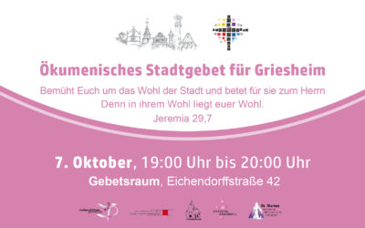 Ökumenisches Stadtgebet 07.10.2026