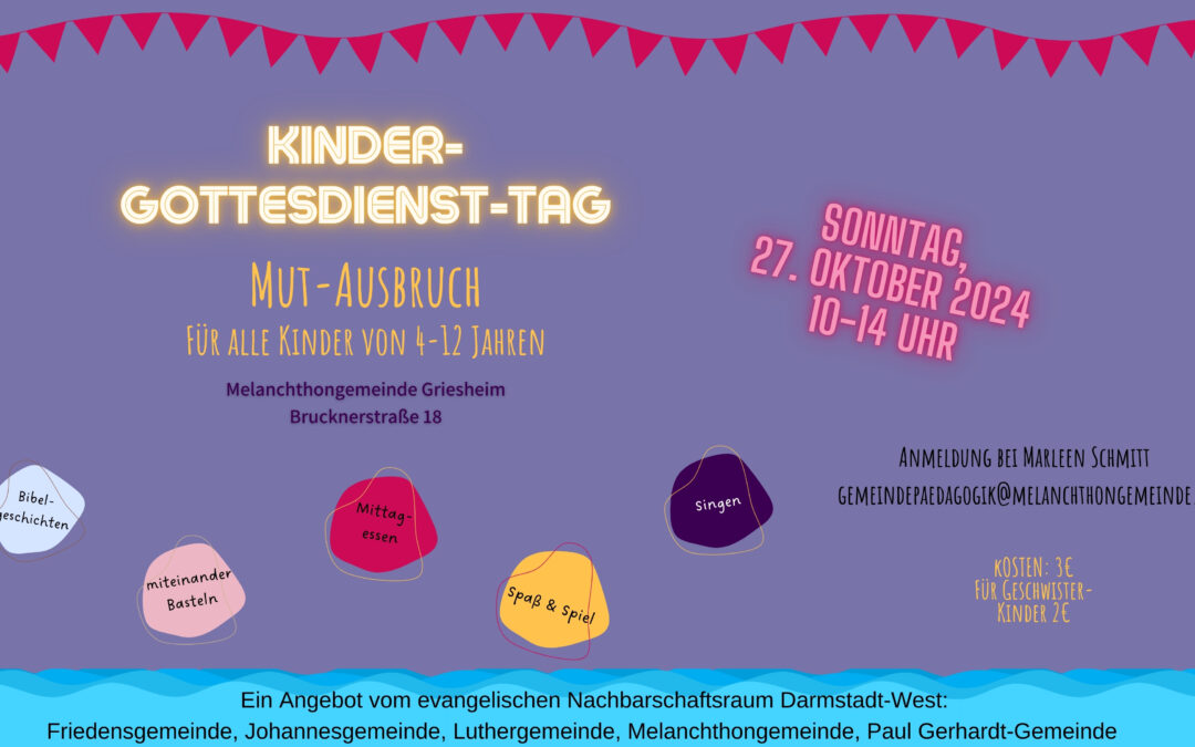 Kindergottesdienst-Tag