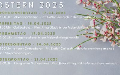 Gottesdienste an Ostern 2025