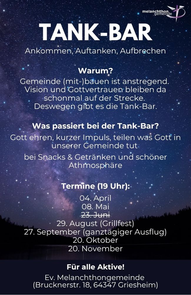 2025 Tankbar