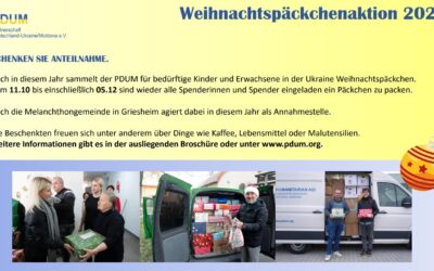 Weihnachtspäckchen Aktion bis 05.12.