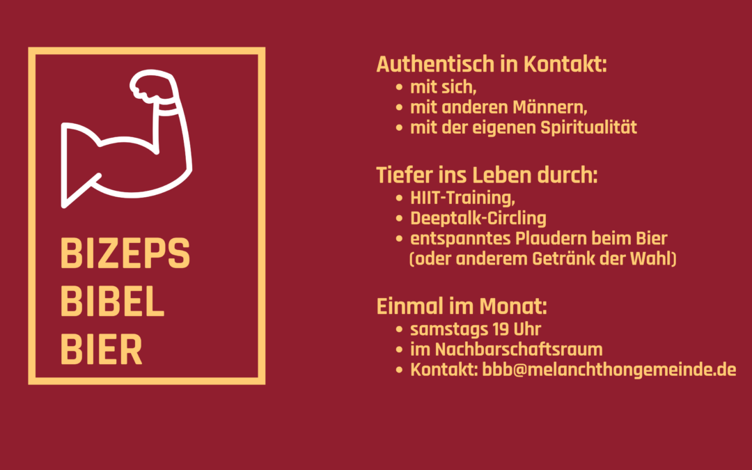 Bizeps, Bibel, Bier