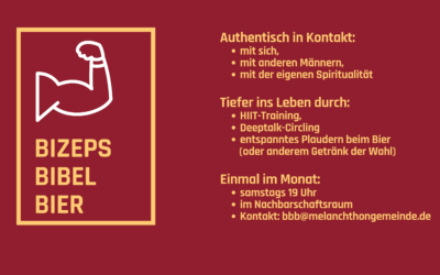 Bizeps, Bibel, Bier