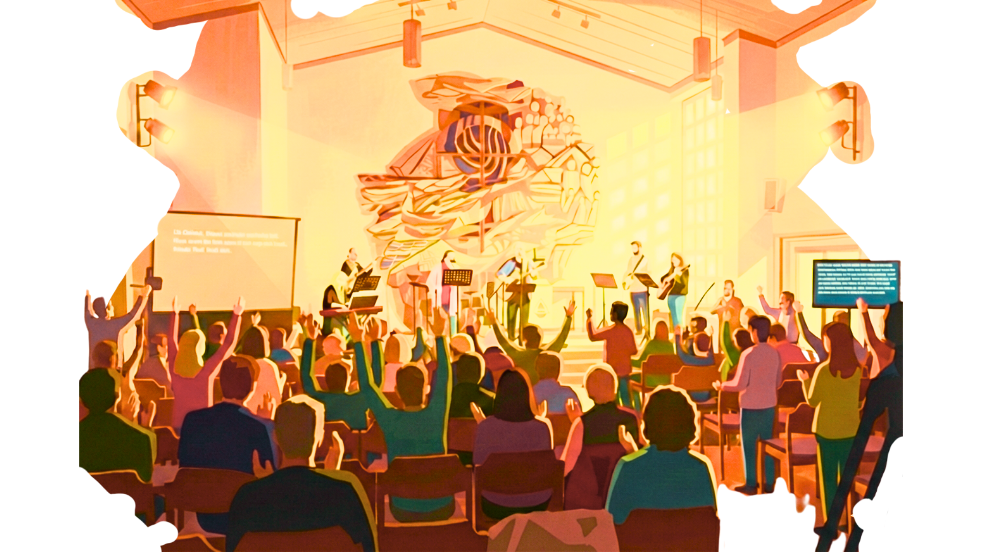 Kirchraum stilisiert