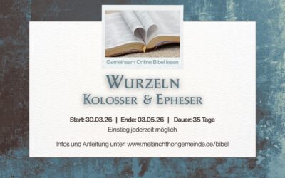 Bibellese ab 30.03.26