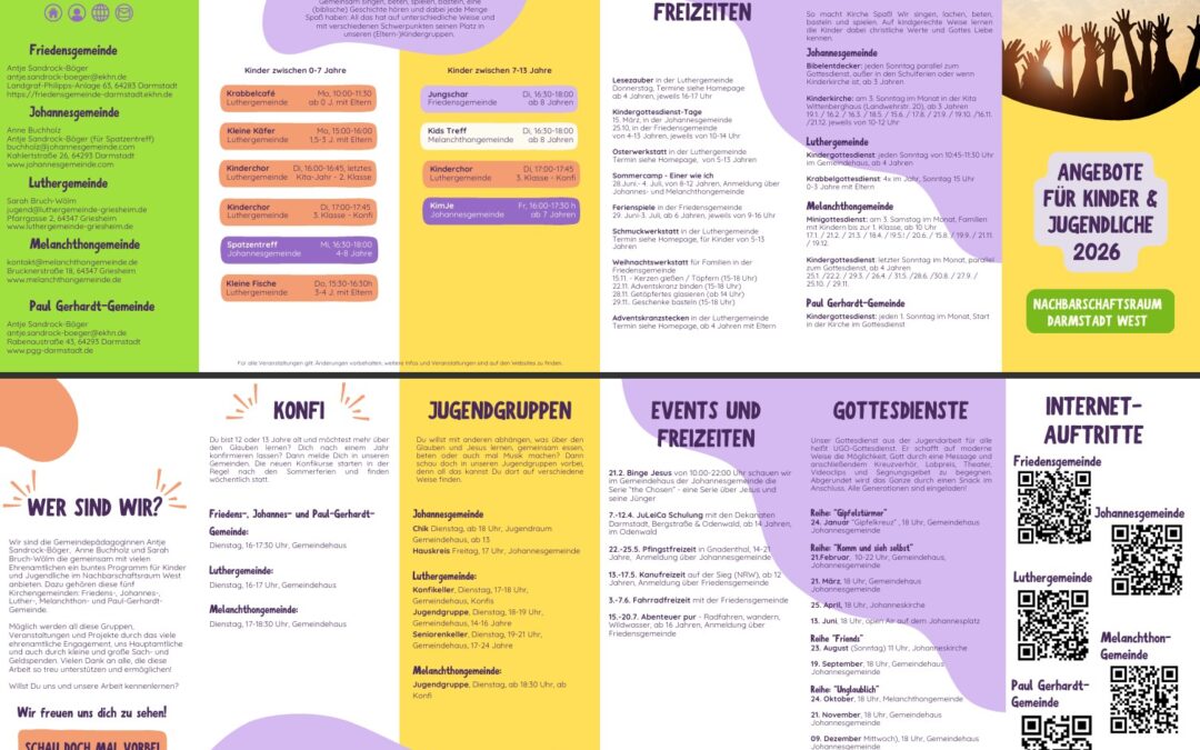 Jahresprogramm Kinder- & Jugend 2026 zum Download