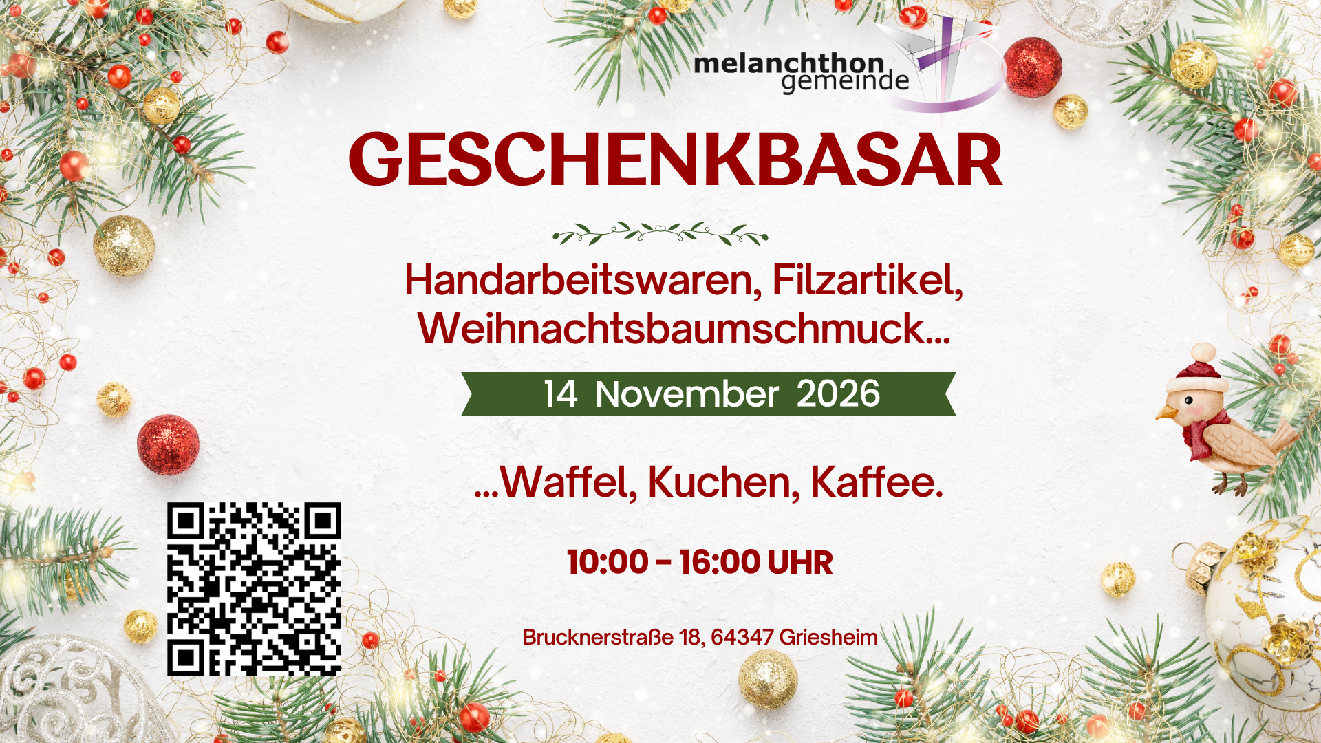 Geschenkbasar am 14.11.26
