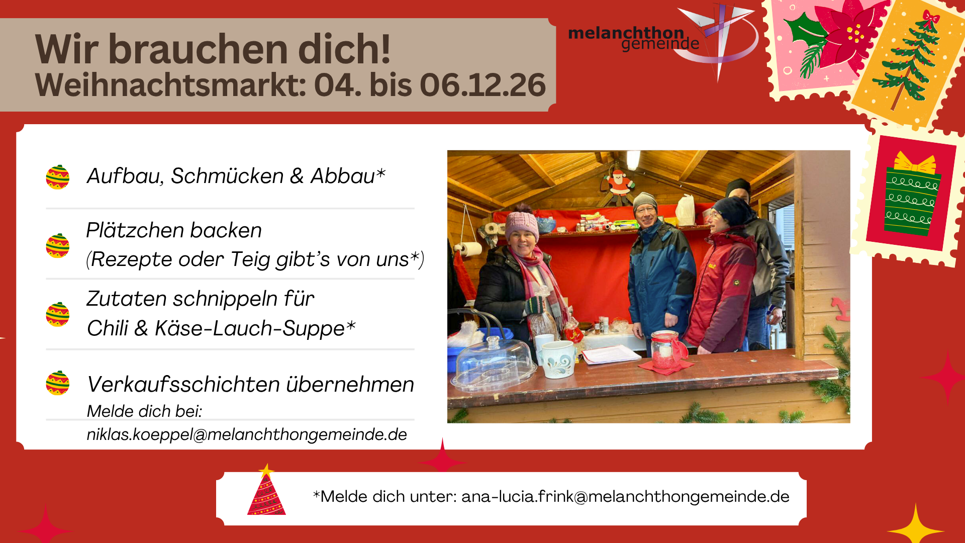 Weihnachtsmarkt: 04.12-06.12.26